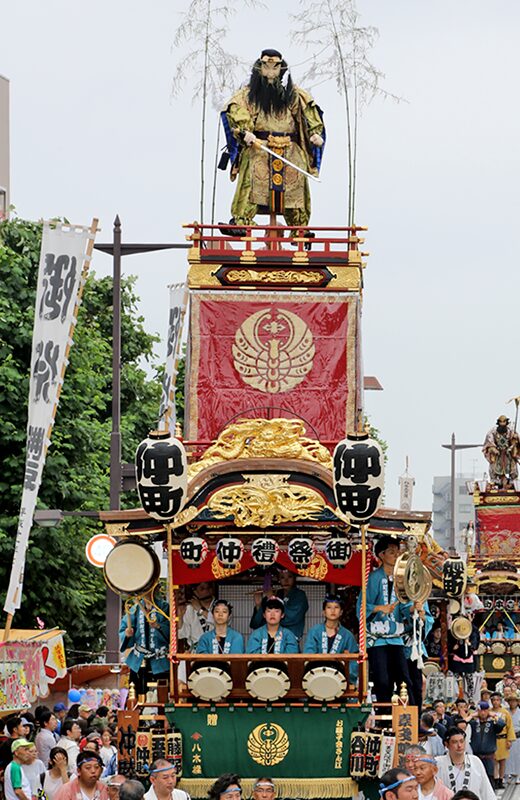 うちわ祭り仲町区