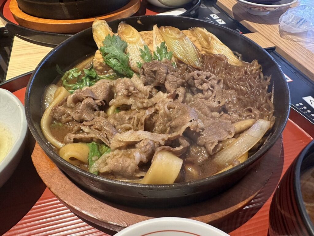 木曽路すき焼き定食