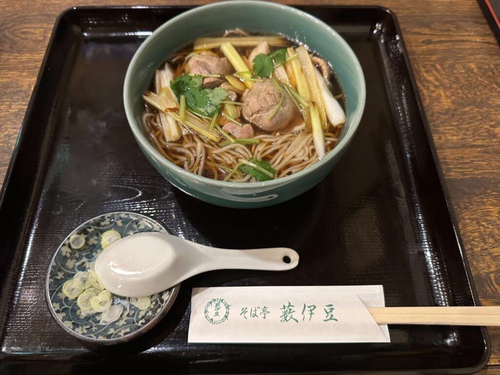 藪伊豆鴨南ばんそば